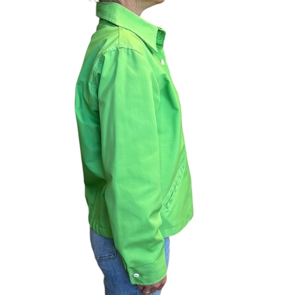 Vintage Koret of California Bright Green Garden Jacket/Coat M/L - Picture 6 of 16